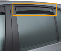 Windabweiser hinten - schwarz, INSTER