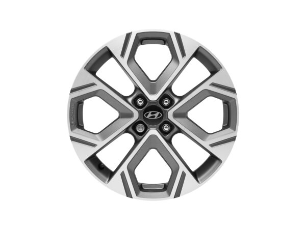 Hyundai INSTER Winterkomplettrad, Bijanamu bicolor, 6,5x17 ET47 + Continental, WinterContact TS 870 P