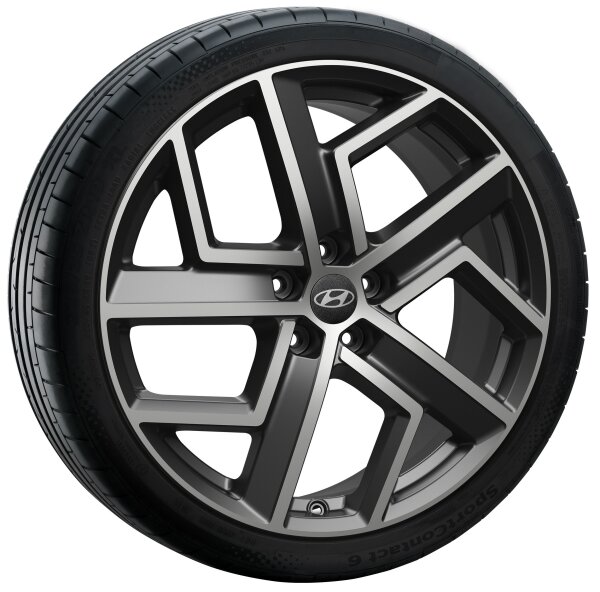 Hyundai IONIQ 5 Winterkomplettrad, BC20 8,5x20 ET54,5 + HANKOOK IW01A + TPMS
