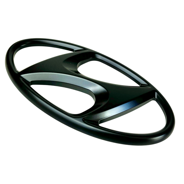 Hyundai Embleme schwarz - matt - Set Front & Heck, i30N Hatchback