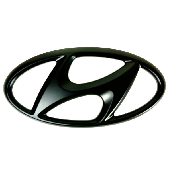 Hyundai Emblem front schwarz - matt, i30N Hatchback / Fastback (inkl. Facelift)