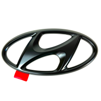 Hyundai Emblem hinten schwarz - matt, i30N Hatchback...
