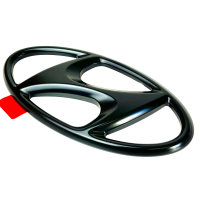 Hyundai Emblem hinten schwarz - matt, i30N Hatchback...
