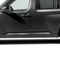Seitenleisten - gebürstetes Aluminium optik, INSTER