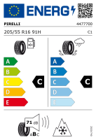 Hyundai i30 PD Winterkomplettrad, Rimba 6,5x16 ET50 + Pirelli, Powergy Winter