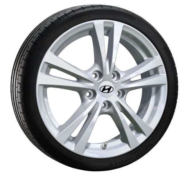Hyundai Tucson NX4 Winterkomplettrad, HMD01 7x17 ET43,5 + Pirelli, Powergy Winter,+ TPMS
