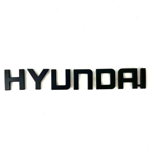Hyundai Emblem - schwarz matt