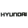Hyundai Emblem - schwarz matt