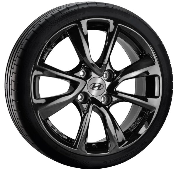 Hyundai i20 BC3 / Bayon Winterkomplettrad, Depan Black, 6,5x16 ET47 Kumho WP52
