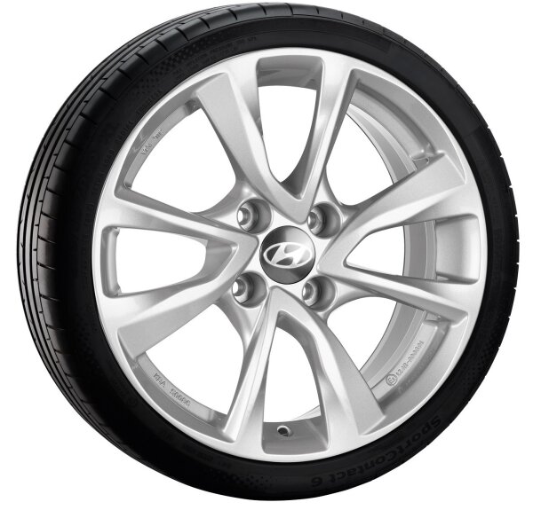 Hyundai i20 BC3 / Bayon Winterkomplettrad, Depan 6,5x16 ET47 + Kumho WP52