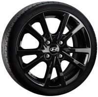Hyundai i10 (AC3) Winterkomplettrad, HMD02 Black, 6x15...