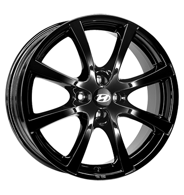 Hyundai i10 (AC3) Winterkomplettrad, LV4 black, 5,5x14 ET42 + Kumho WP52
