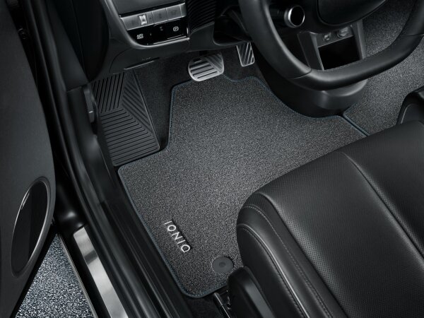 Fußmatten Velours (ECONYL®), IONIQ 5 vor facelift mit verschiebbarer Mittelkonsole