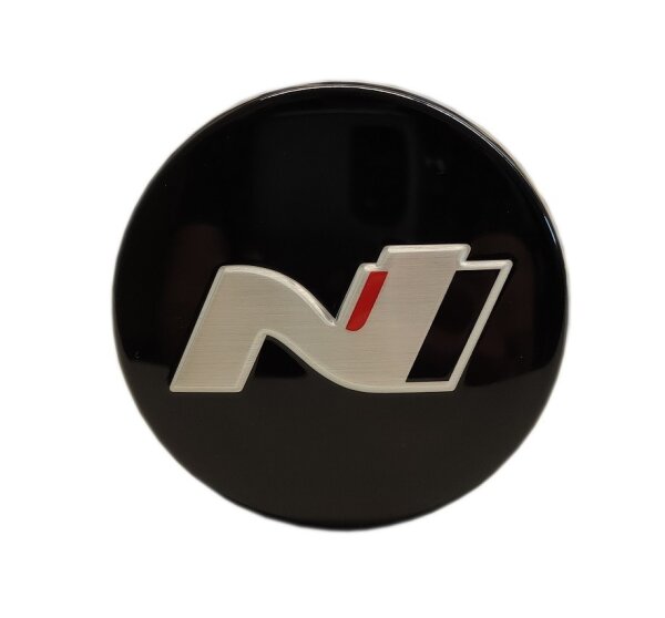 Nabenkappe mit Hyundai N-logo (1 Stück)