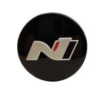 Nabenkappe mit Hyundai N-logo (1 Stück)