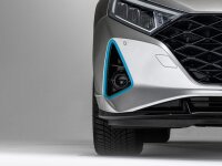 Designblende Tagfahrlicht - aqua turquoise, i20 BC3