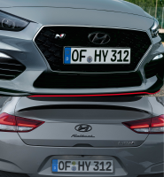 Hyundai Embleme schwarz - Set Front & Heck, i30N...