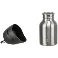 Flasche mit Trinknapf