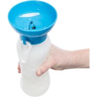 Flasche mit Trinknapf