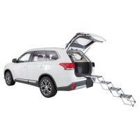 4-stufige Falt-Treppe, Aluminium/TPR